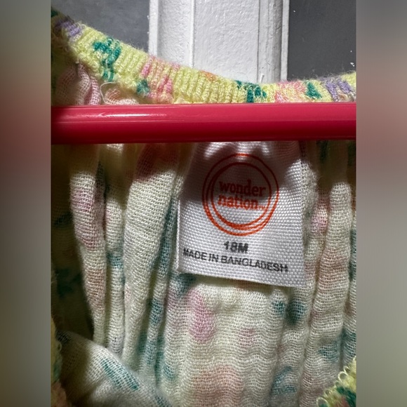 NWOT Wonder Nation Yellow Floral Dress - Picture 2 of 3